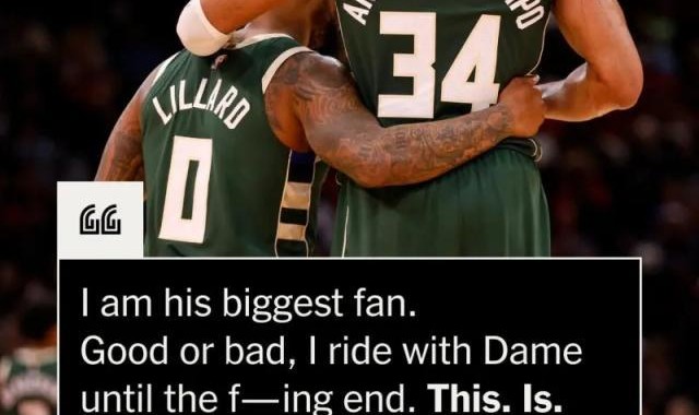 以德报怨？字母哥：我是利拉德粉丝 雄鹿是他的球队